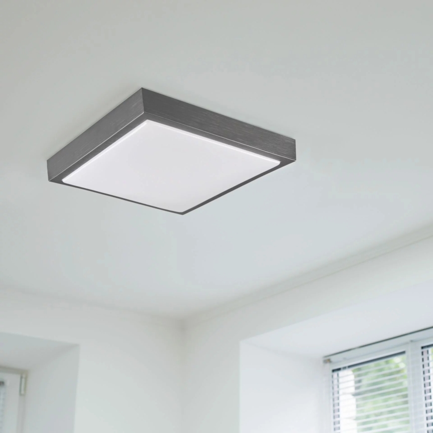 Stropní svítidlo KAZIMIERZ 2xE27/20W/230V 29,5x29,5 cm černá