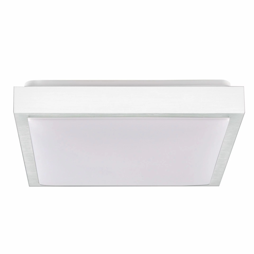 Stropní svítidlo KAZIMIERZ 2xE27/20W/230V 29,5x29,5 cm stříbrná