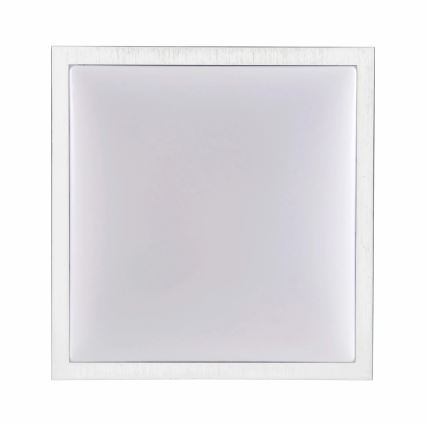 Stropní svítidlo KAZIMIERZ 2xE27/20W/230V 29,5x29,5 cm stříbrná