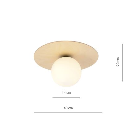 Stropní svítidlo KENZO 1xE14/10W/230V béžová