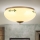 Stropní svítidlo LANDHAUS 2xE27/60W/230V pr. 28 cm bronz/béžová/zelená