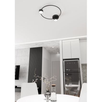 Stropní svítidlo LUCIO 2xGX53/12W/230V černá