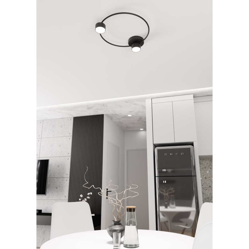 Stropní svítidlo LUCIO 2xGX53/12W/230V černá