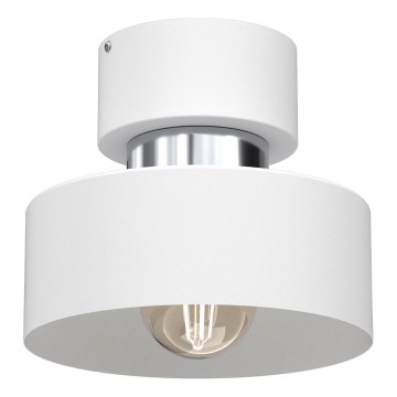 Stropní svítidlo MARTI 1xE27/15W/230V bílá/lesklý chrom