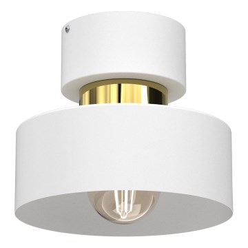 Stropní svítidlo MARTI 1xE27/15W/230V bílá/zlatá