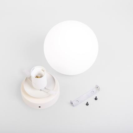 Stropní svítidlo MOONLIGHT 1xE27/15W/230V pr. 16 cm krémová