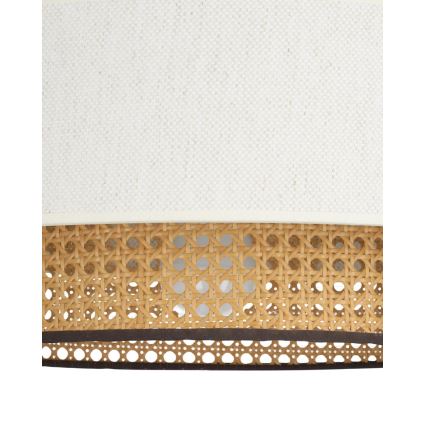 Stropní svítidlo NATIA 1xE27/60W/230V bílá/hnědá