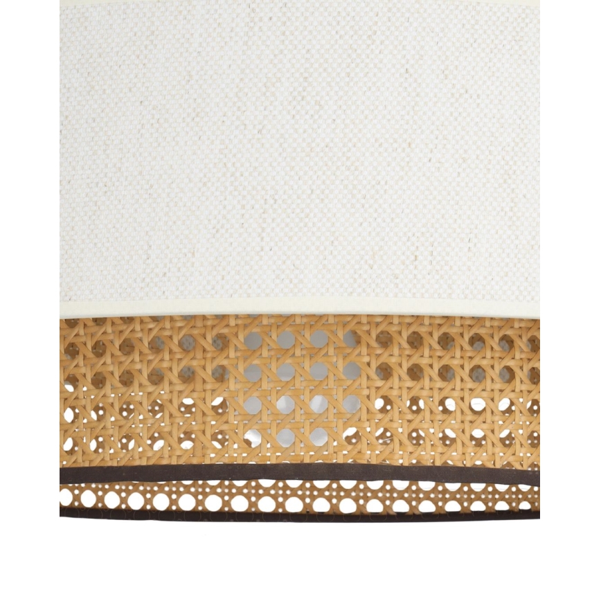 Stropní svítidlo NATIA 1xE27/60W/230V bílá/hnědá