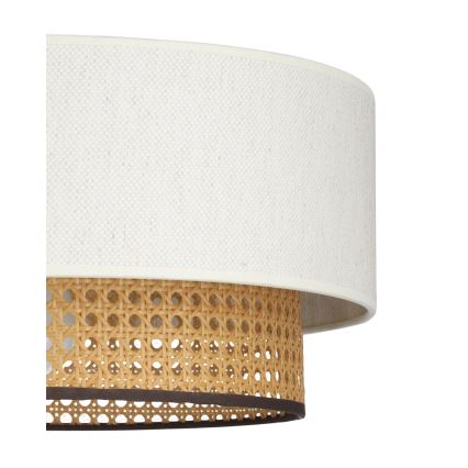 Stropní svítidlo NATIA 1xE27/60W/230V bílá/hnědá