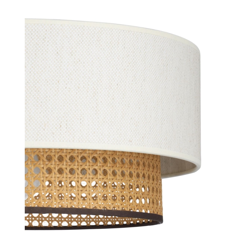 Stropní svítidlo NATIA 1xE27/60W/230V bílá/hnědá