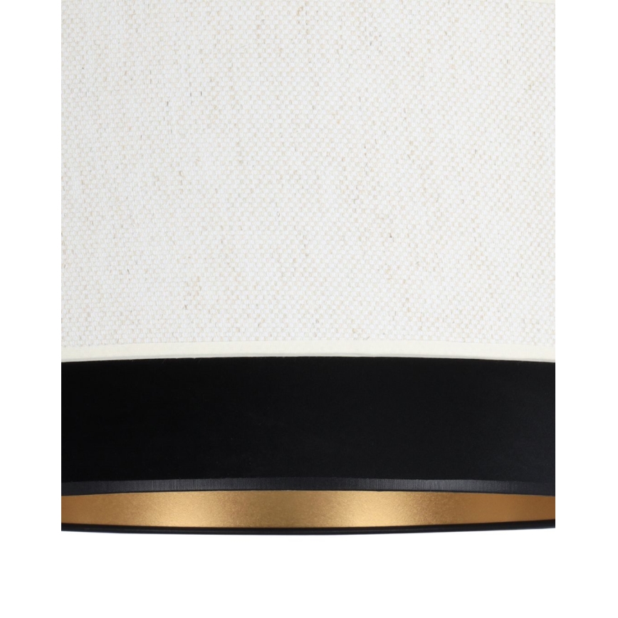 Stropní svítidlo NATIA 1xE27/60W/230V pr. 45 cm bílá/černá