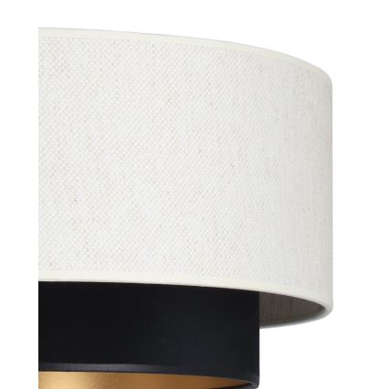 Stropní svítidlo NATIA 1xE27/60W/230V pr. 45 cm bílá/černá