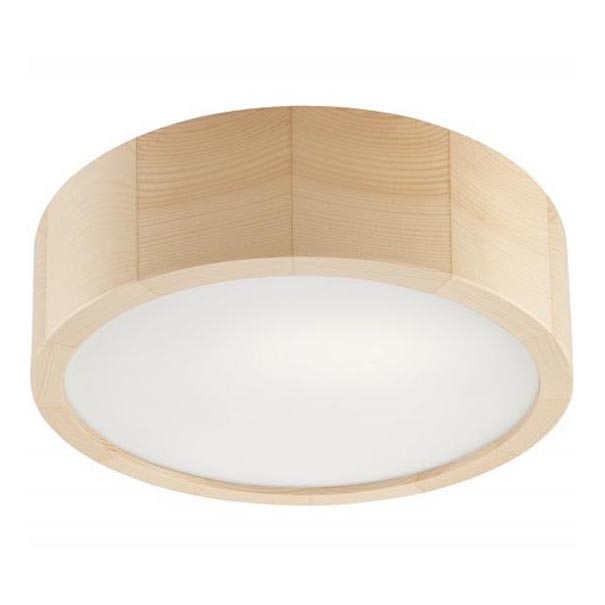 Stropní svítidlo NATURAL 1xE27/60W/230V ø 27 cm borovice