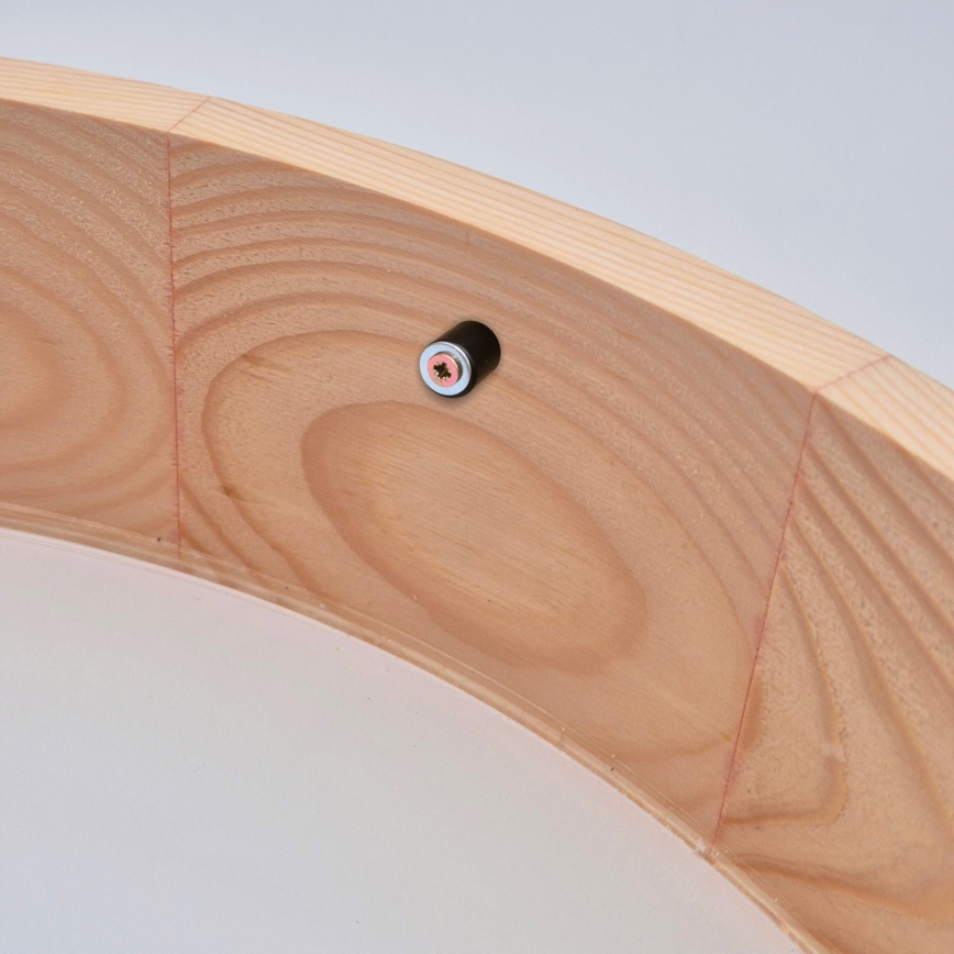Stropní svítidlo NATURAL 2xE27/60W/230V pr. 37 cm borovice