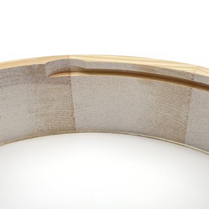 Stropní svítidlo NATURAL 3xE27/15W/230V pr. 37,5 cm borovice/bílá