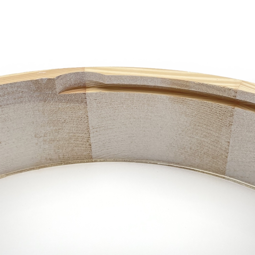 Stropní svítidlo NATURAL 3xE27/15W/230V pr. 37,5 cm borovice/bílá