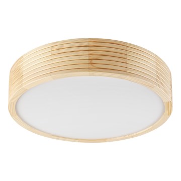 Stropní svítidlo NATURAL MODERN 2xE27/15W/230V pr. 37,5 cm borovice