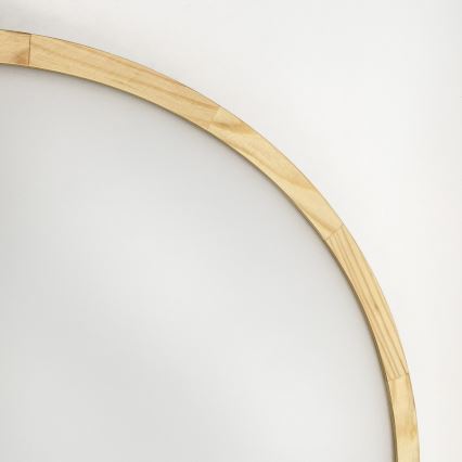 Stropní svítidlo NATURAL MODERN 3xE27/15W/230V pr. 47,5 cm borovice