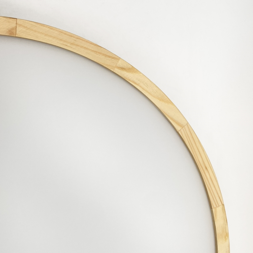 Stropní svítidlo NATURAL MODERN 3xE27/15W/230V pr. 47,5 cm borovice