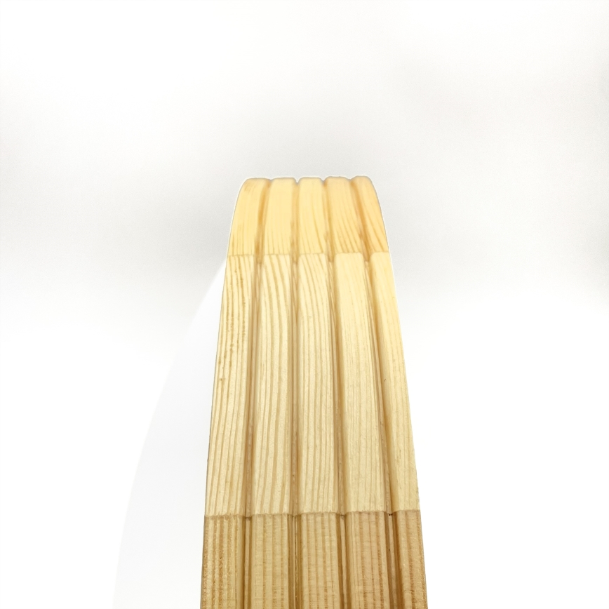 Stropní svítidlo NATURAL MODERN SLIM 2xE27/15W/230V pr. 37,5 cm borovice