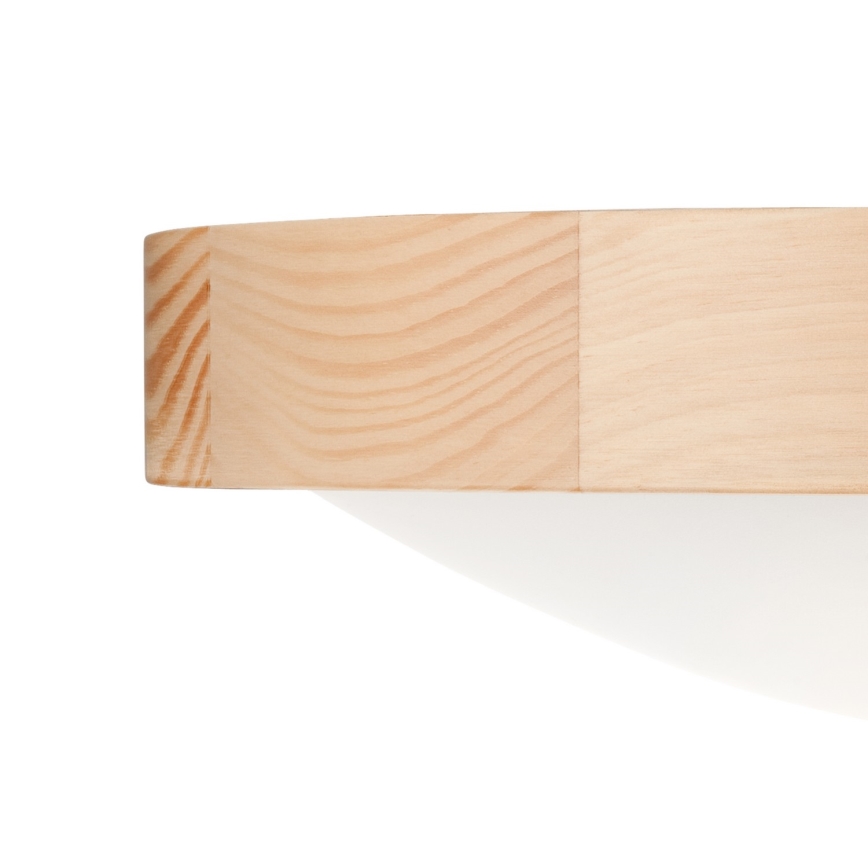 Stropní svítidlo NATURAL SLIM 2xE27/60W/230V ø 37 cm borovice