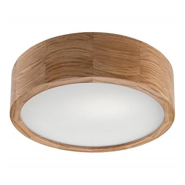 Stropní svítidlo OAK 1xE27/60W/230V dub ø 27,5 cm