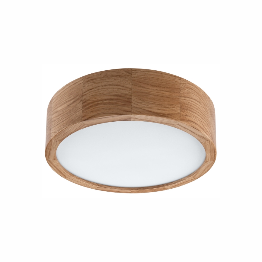 Stropní koupelnové svítidlo OAK 2xE27/15W/230V IP54 dub ø 27 cm