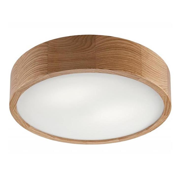 Stropní svítidlo OAK 2xE27/60W/230V dub ø 37,5 cm