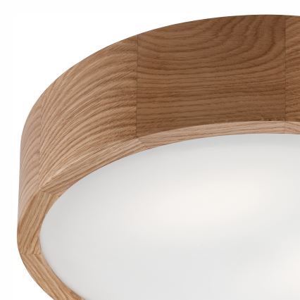 Stropní svítidlo OAK 2xE27/60W/230V dub ø 37,5 cm
