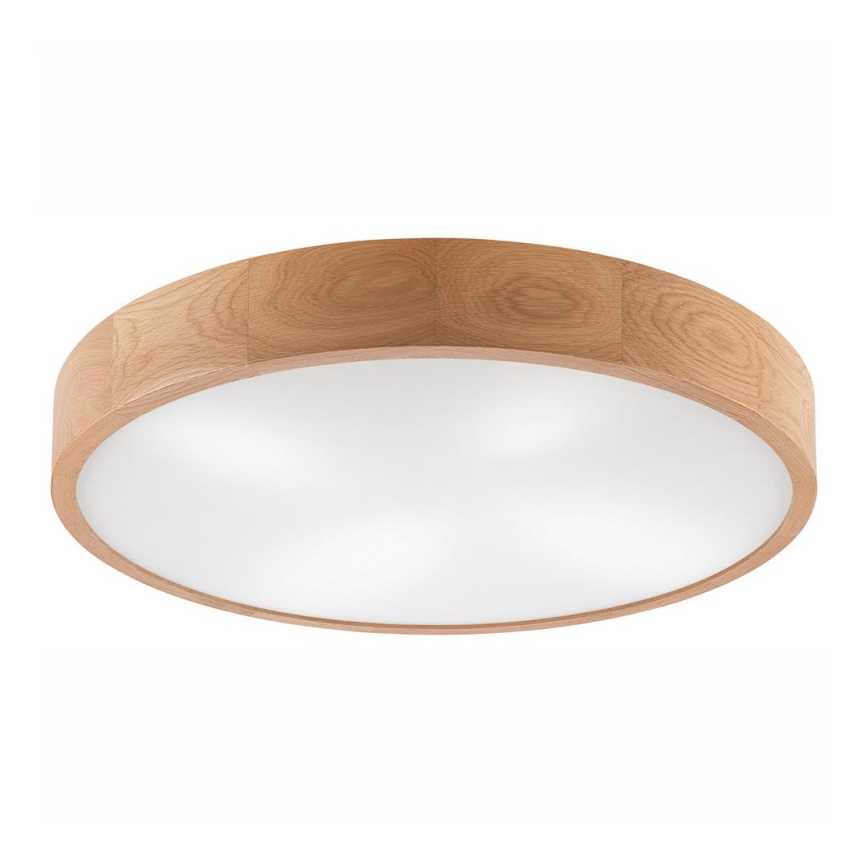 Stropní svítidlo OAK 4xE27/60W/230V ø 57,5 cm dub