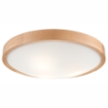 Stropní svítidlo OAK SLIM 3xE27/60W/230V dub pr. 47 cm