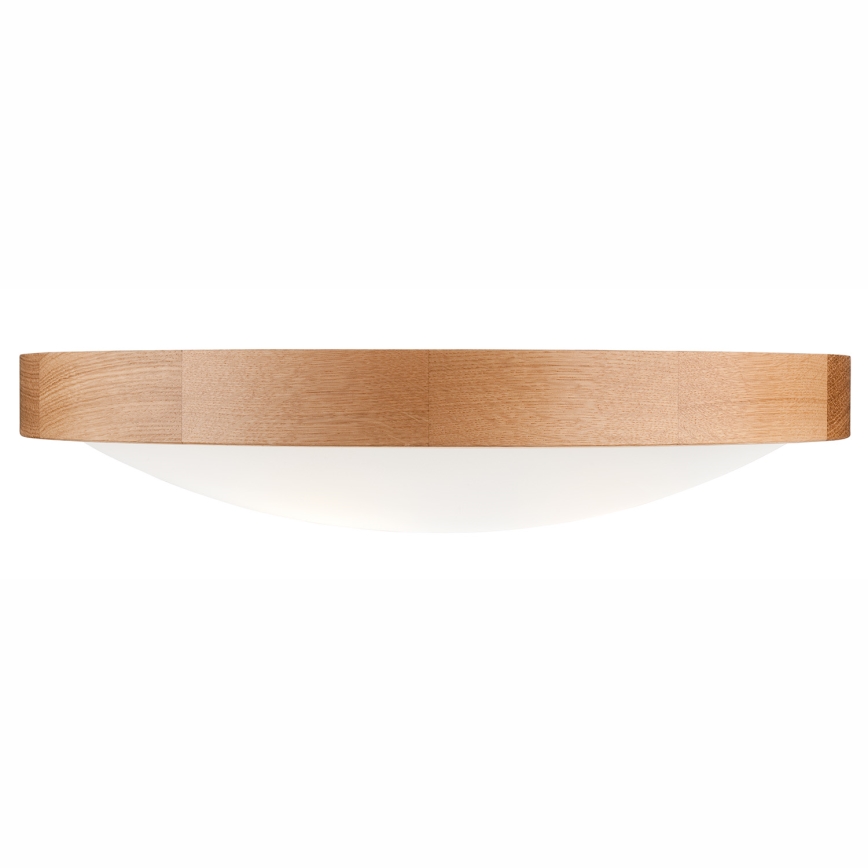 Stropní svítidlo OAK SLIM 3xE27/60W/230V dub pr. 47 cm