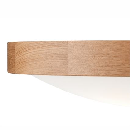 Stropní svítidlo OAK SLIM 3xE27/60W/230V dub pr. 47 cm