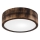 Stropní svítidlo OAK SMOKY 1xE27/15W/230V ø 27,5 cm dub/tmavě hnědá