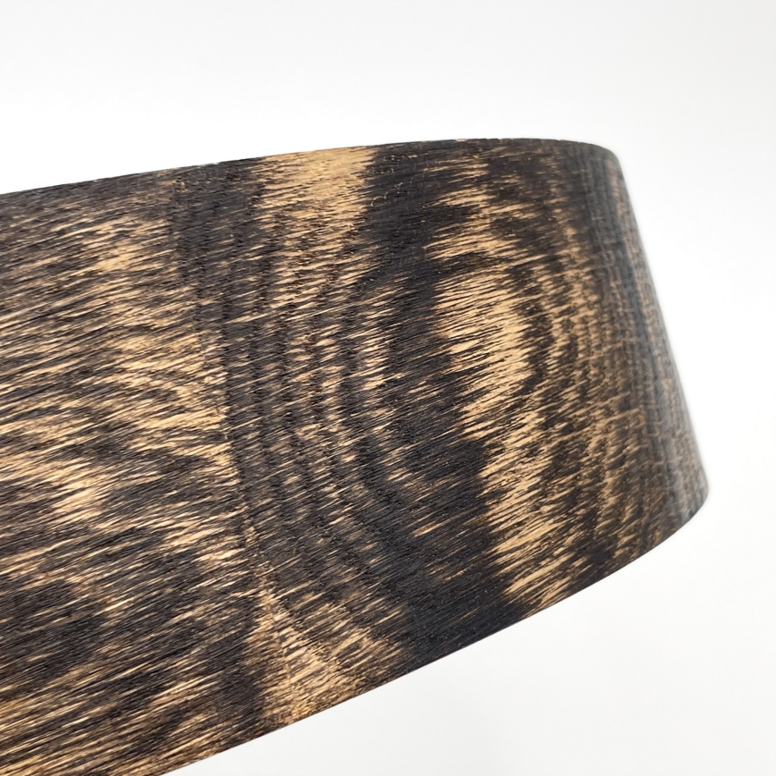 Stropní svítidlo OAK SMOKY 1xE27/15W/230V ø 27,5 cm dub/tmavě hnědá