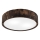 Stropní svítidlo OAK SMOKY 2xE27/15W/230V ø 37,5 cm dub/tmavě hnědá