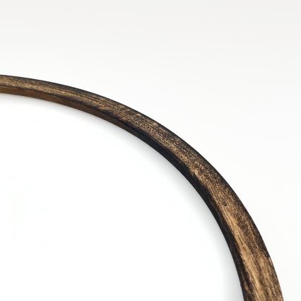 Stropní svítidlo OAK SMOKY 2xE27/15W/230V ø 37,5 cm dub/tmavě hnědá