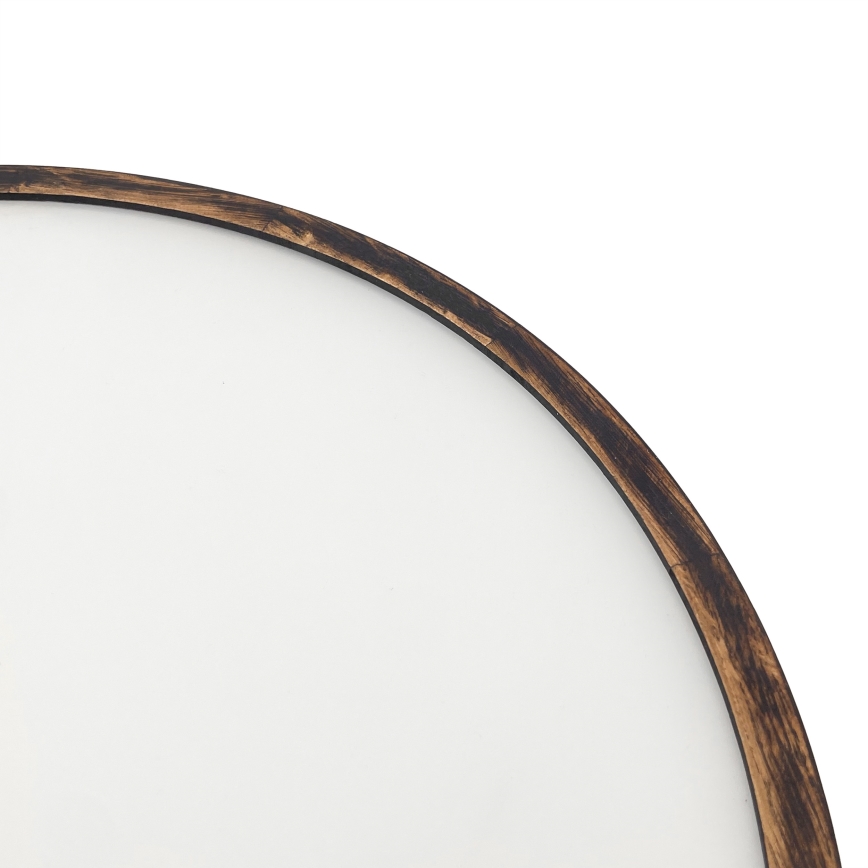 Stropní svítidlo OAK SMOKY 3xE27/15W/230V ø 47,5 cm dub/tmavě hnědá