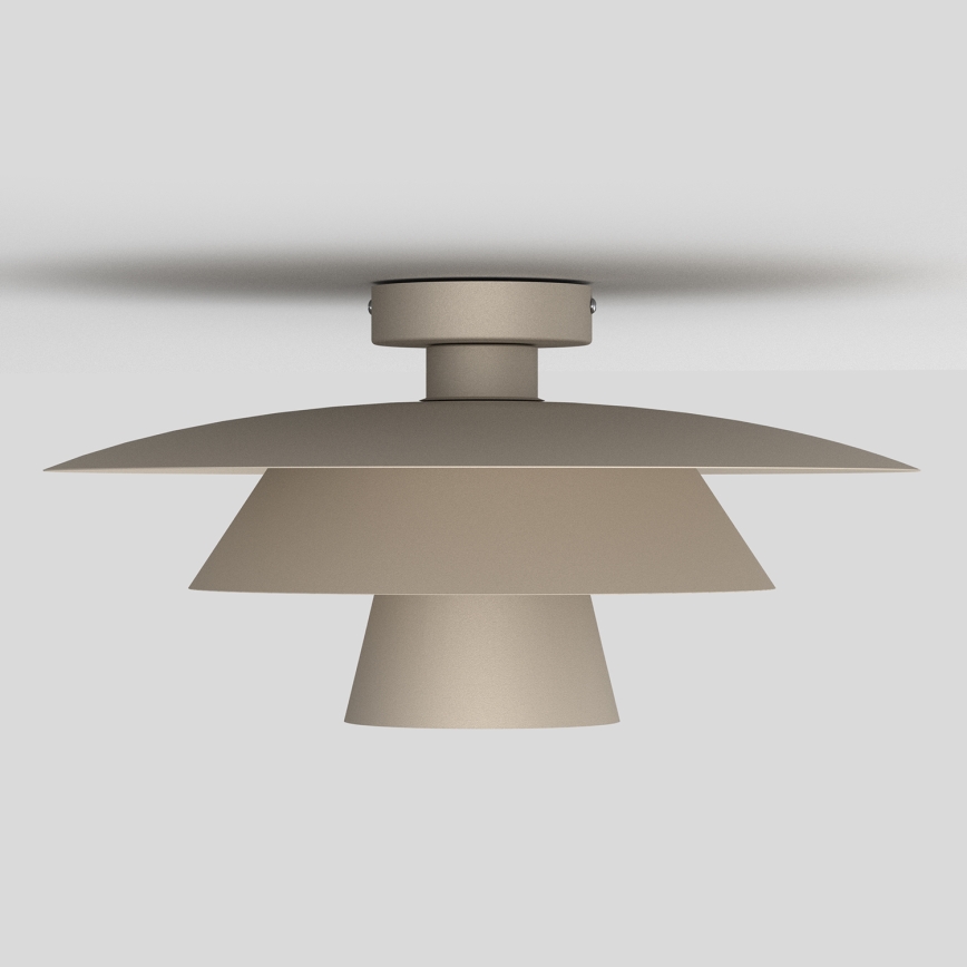 Stropní svítidlo PLATO 1xE27/15W/230V pr. 32 cm béžová