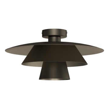 Stropní svítidlo PLATO 1xE27/15W/230V pr. 38 cm antracit