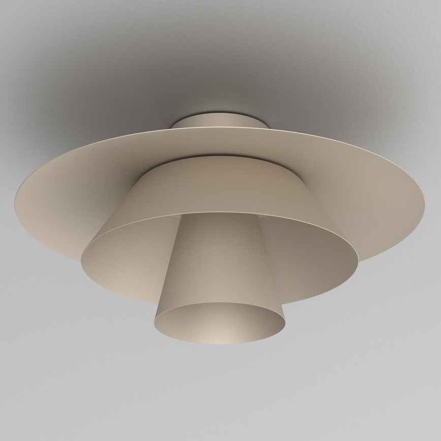 Stropní svítidlo PLATO 1xE27/15W/230V pr. 38 cm béžová