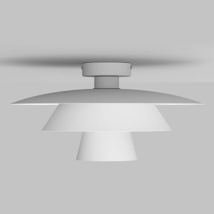 Stropní svítidlo PLATO 1xE27/15W/230V pr. 38 cm bílá