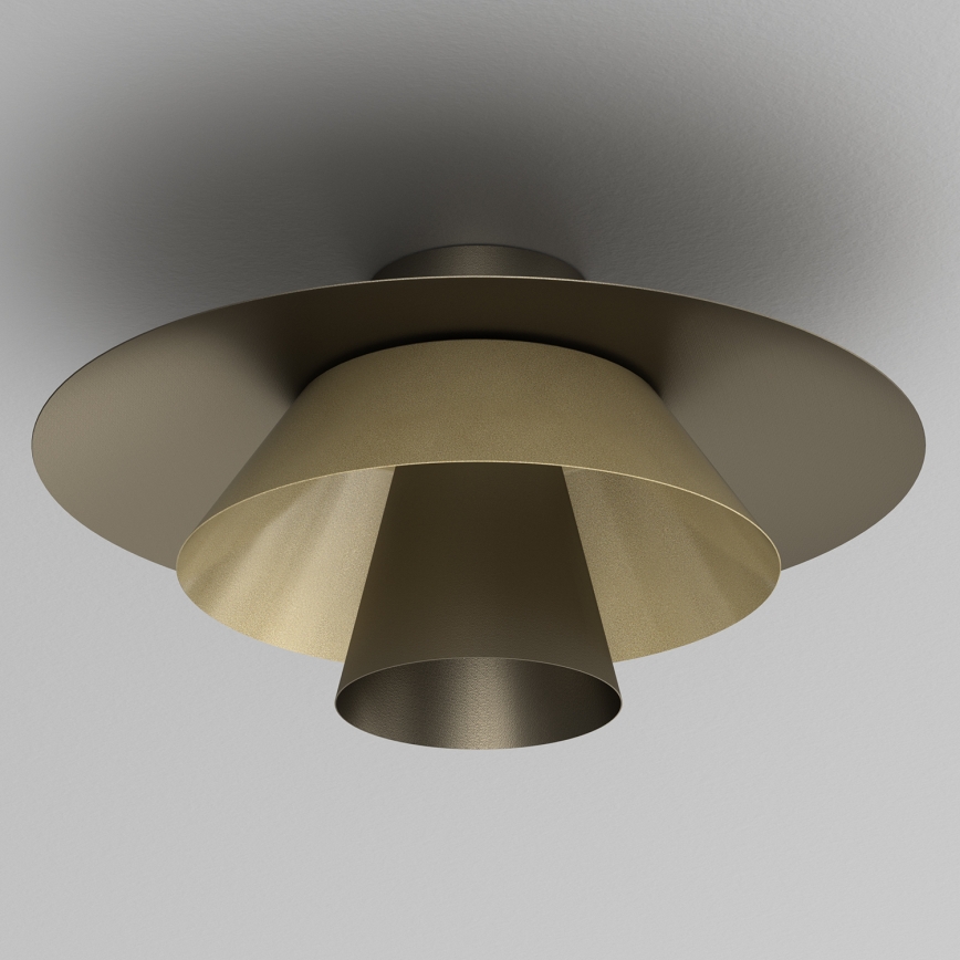 Stropní svítidlo PLATO 1xE27/15W/230V pr. 38 cm bronzová