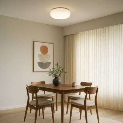 Stropní svítidlo PULSO 3xE27/15W/230V pr. 42 cm bílá