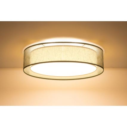 Stropní svítidlo PURO 2xE27/40W/230V pr. 50 cm zelená