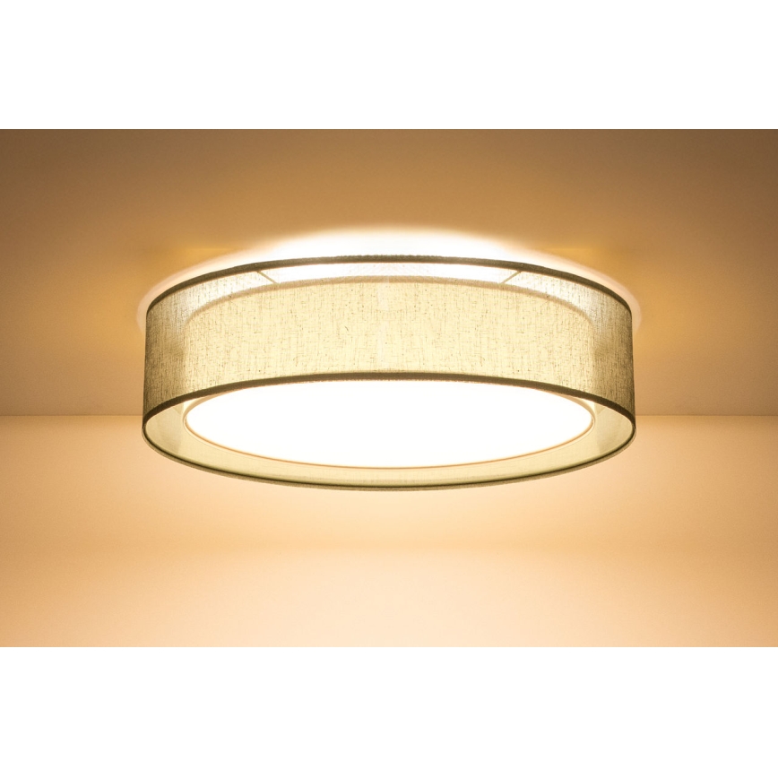 Stropní svítidlo PURO 2xE27/40W/230V pr. 50 cm zelená