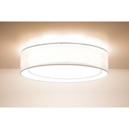 Stropní svítidlo PURO 2xE27/40W/230V pr. 60 cm bílá