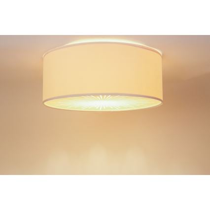 Stropní svítidlo RAYS 2xE27/60W/230V pr. 40 cm béžová