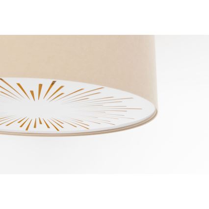 Stropní svítidlo RAYS 2xE27/60W/230V pr. 40 cm béžová