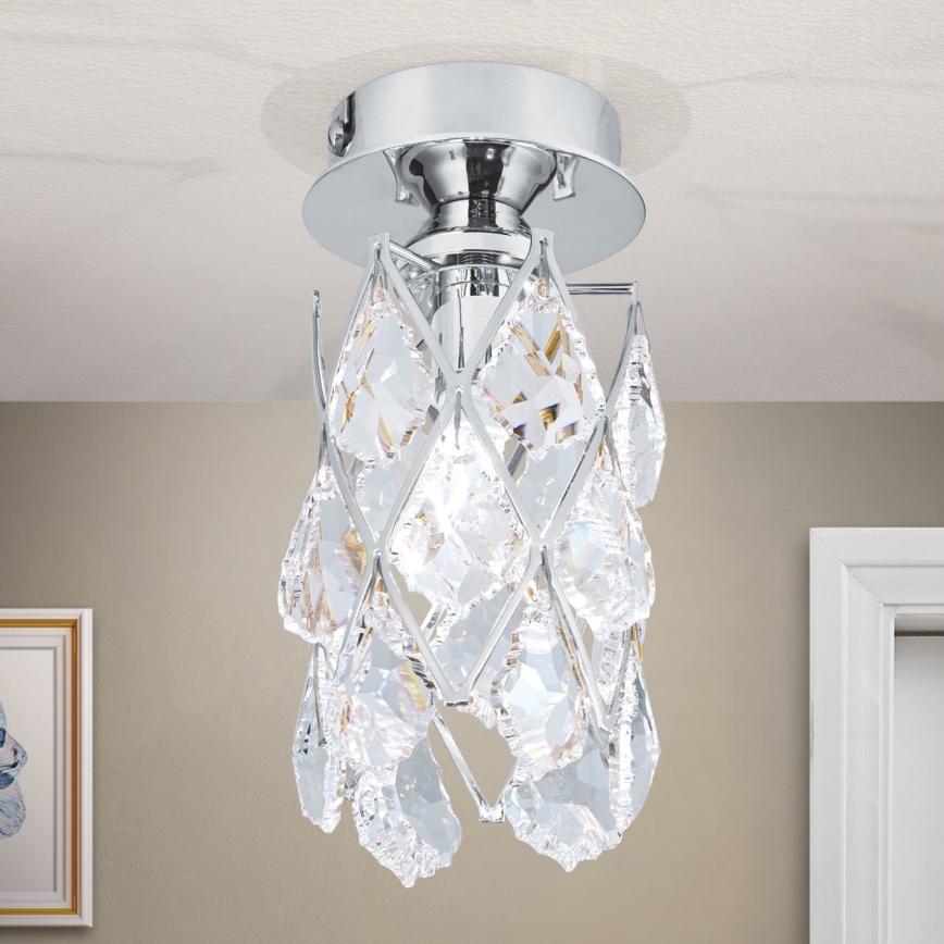 Stropní svítidlo RITA 1xG9/40W/230V pr. 9 cm lesklý chrom